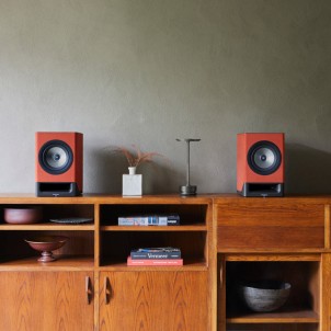 Technics SC-CX700E-T Marrone Terracotta Coppia Altoparlanti Wi-Fi HDMI-ARC Aux Ottico Jeno SpaceTune Orchestration