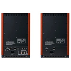 Technics SC-CX700E-T Marrone Terracotta Coppia Altoparlanti Wi-Fi HDMI-ARC Aux Ottico Jeno SpaceTune Orchestration