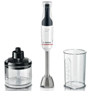 Bosch MSM4W220 Minipimer 600W QuattroBlade AntiSplash Tritatutto Bicchiere Graduato