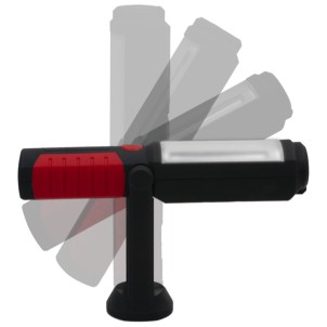 Century SLY-030040 Sally Luce Led Portatile con Magnete e Gancio Doppio Spot Luce 3W 130lm 4000K Batterie