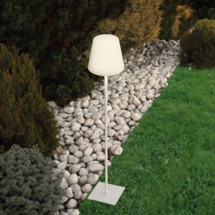 Century ALT-0215030 Altea White Lampada Terra Tavolo 3 Altezze 58-100-142cm Led 2W 240lm 3000K Dimmer Ricaricabile