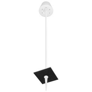 Century ALT-0215030 Altea White Lampada Terra Tavolo 3 Altezze 58-100-142cm Led 2W 240lm 3000K Dimmer Ricaricabile