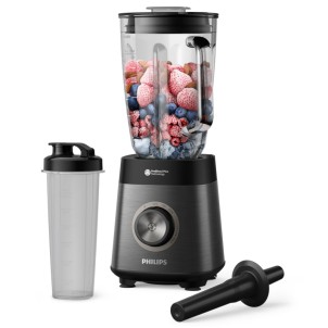Philips HR3041/00 Frullatore 1200W Capacità 2L Lame ProBlend Plus Recipiente Vetro e Bicchiere Viaggio