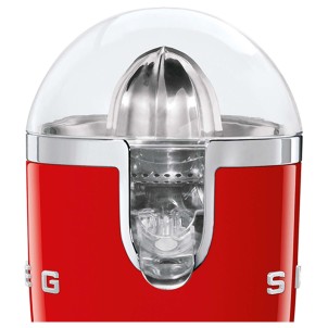 Smeg CJF11RDEU Rosso Lucido 50's Style Spremiagrumi Filtro Inox Vaschetta Beccuccio
