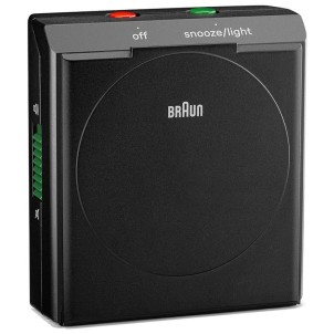 Braun BC05B Black Orologio Analogico Quarzo Sveglia Crescendo Snooze Luce Lancette Punta Luminosa Coperchio