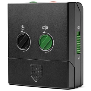 Braun BC05B Black Orologio Analogico Quarzo Sveglia Crescendo Snooze Luce Lancette Punta Luminosa Coperchio