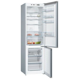 Bosch KGN392LDC Inox Look Frigorifero Combinato 203x60 NoFrost VitaFresh 0°C Inverter ManiglieIntegrate Serie4
