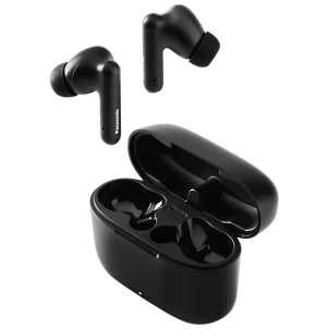 Panasonic RZ-B110WDE-K Black Auricolari Bluetooth TrueWireless Autonomia66h Custodia ComandiVocali