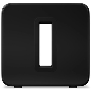 Sonos Sub 4 Black Matt Subwoofer Wireless Wi-Fi 2 Woofer Force-Canceling Posizionabile in Verticale o in Orizzontale