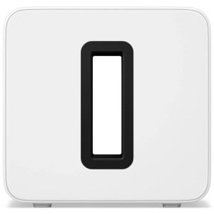 Sonos Sub 4 White Matt Subwoofer Wireless Wi-Fi 2 Woofer Force-Canceling Posizionabile in Verticale o in Orizzontale