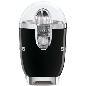 Smeg CJF11BLEU Nero Lucido 50's Style Spremiagrumi Filtro Inox Vaschetta Beccuccio
