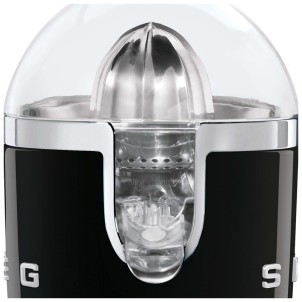 Smeg CJF11BLEU Nero Lucido 50's Style Spremiagrumi Filtro Inox Vaschetta Beccuccio