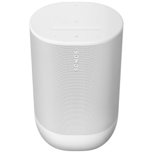 Sonos Move 2 White Diffusore Ricaricabile Wi-Fi AirPlay 2 Multiroom Bluetooth ControlliVocali Autonomia 24h