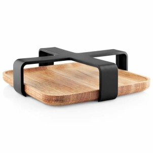 Eva Solo PortaTovaglioli 19x19cm Nordic Kitchen Black Bambù Carbonizzato Tools Design