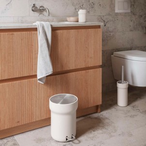 Eva Solo Citadel Soap Dispenser Sand 0,25L Distributore di Sapone Plastica e Acciaio Verniciato a Polvere