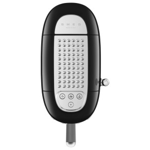 Smeg ECF02BLEU Nero Lucido 50's Style Macchina del Caffè Espresso Vapore Cappuccino