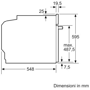 Siemens HB272ABS3 Inox Black Forno Incasso Multifunzione 7 autoCook 10 AirFry Pulizia Pirolitica
