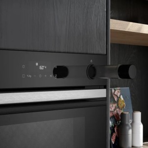 Siemens HR272GES3 Inox Black Forno Incasso Multifunzione 8 autoCook 15 Impulsi Vapore AirFry Pulizia Pirolitica