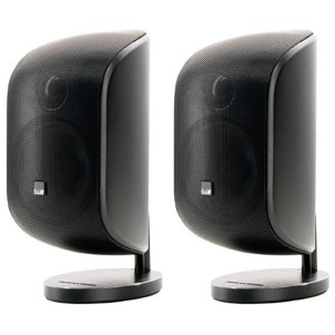 Bowers & Wilkins M1 Matte Black Coppia Casse Scaffale 20-100W 2 vie Bass Reflex Staffa Muro