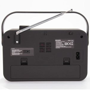 Aiwa R-190BW White Radio FM AM Portatile Altoparlante 8cm Uscita Cuffia Corrente e Batterie