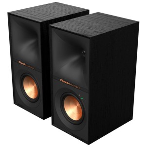 Klipsch R-40PM Black Coppia Casse Amplificate Bluetooth Phono RCA Jack Ottico USB-PC 70W 2vie T2,5 W10.2 BassReflex