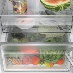Bosch KGN392LCF Inox Look Frigorifero Combinato 203x60 NoFrost VitaFresh 0°C Inverter ManiglieIntegrate Serie4