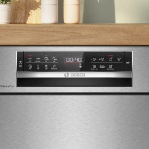 Bosch SMU6ECS12E Inox Lavastoviglie Sottopiano 14Coperti 3°Cestello 42dB SpeedPerfect+ EfficientDry VascaInox Serie6