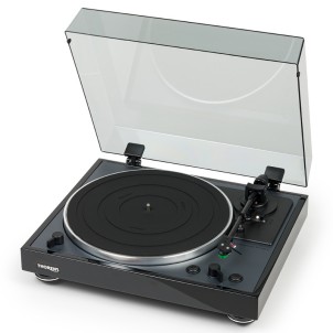 Thorens TD 102 A Black HighGloss Giradischi Automatico a Cinghia 33/45giri PrePhono AudioTechnica AT-VM95E