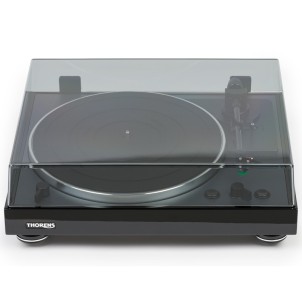 Thorens TD 102 A Black HighGloss Giradischi Automatico a Cinghia 33/45giri PrePhono AudioTechnica AT-VM95E