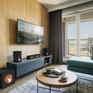 Klipsch R-30C Black Cassa Centrale 100W 2vie TwTromba2,5 4xW8,9 2xTractrixPort