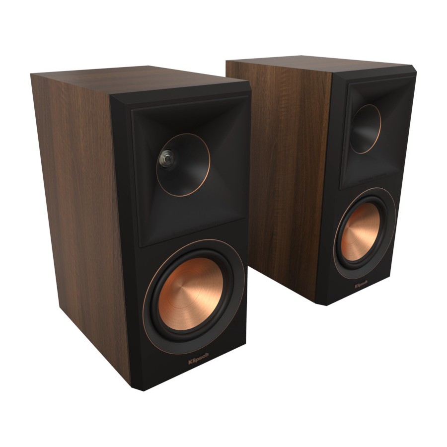 Klipsch RP-500M II Walnut Coppia Casse Scaffale 75W 2vie TwTromba2,5 W13,3 TractrixPort