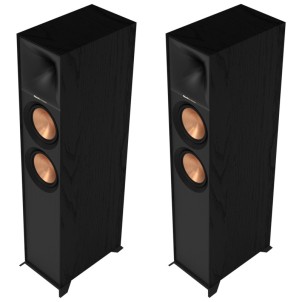 Klipsch R-600F Black Coppia Casse Pavimento 100W 2vie TwTromba2,5 2xW16,5 TractrixPort