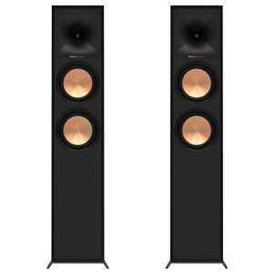 Klipsch R-600F Black Coppia Casse Pavimento 100W 2vie TwTromba2,5 2xW16,5 TractrixPort