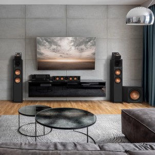 Klipsch R-600F Black Coppia Casse Pavimento 100W 2vie TwTromba2,5 2xW16,5 TractrixPort