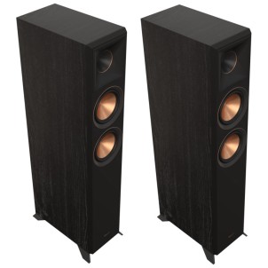 Klipsch RP-5000F II Ebony Black Coppia Casse Pavimento 100W 2vie TwTromba2,5 2xW13,3 2xTractrixPort