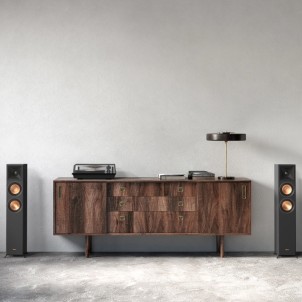 Klipsch RP-5000F II Ebony Black Coppia Casse Pavimento 100W 2vie TwTromba2,5 2xW13,3 2xTractrixPort