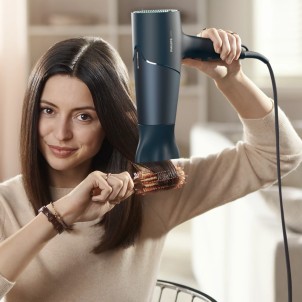 Philips BHD512/20 Asciugacapelli 2300W Motore DC ThermoProtect 8x Ionic Diffusore 6 Modi Calore Velocità 