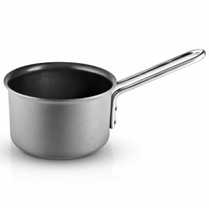 Eva Solo Casseruola 1,1L 13cm Grey Line Ceramica Slip-Let Antiaderente Funziona su Gas Elettrico Induzione Forno