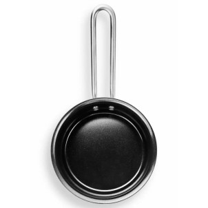 Eva Solo Casseruola 1,1L 13cm Grey Line Ceramica Slip-Let Antiaderente Funziona su Gas Elettrico Induzione Forno