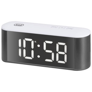 Trevi EC883 White Orologio Digitale LED Luminosi Bianchi Dimmerabili Sveglia Temperatura