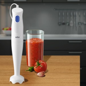 Braun MQ10.001P WH Minipimer 450 1Velocità Bicchiere Graduato