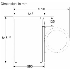 Bosch WGB24402IT Lavatrice 60cm 9Kg 1400giri 4D-WS IronAssist MiniLavaggio AntiMacchie:16 Serie8