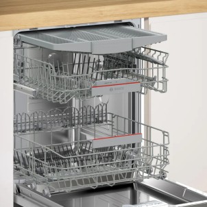 Bosch SMV4ECX21E Lavastoviglie Incasso 14Coperti 3°Cestello 42dB SpeedPerfect+ EfficientDry VascaInox Serie4