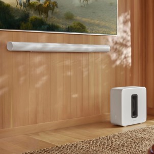 Sonos Arc Ultra White Soundbar Dolby Atmos Audio Spaziale 9.1.4 Sound Motion Trueplay Wi-Fi AirPlay2 Bluetooth