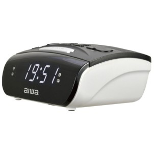 Aiwa CR-15 Black Radiosveglia FM 2x Sveglia Snooze Sleep