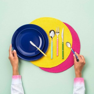 Bugatti Allegra Cucchiaio da Tavola Acqua Marina Opaco Pezzo Singolo