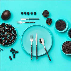 Bugatti Allegra Cucchiaio da Tavola Nero Opaco Pezzo Singolo