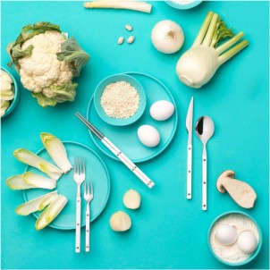 Bugatti Allegra Forchetta da Tavola Bianco Opaco Pezzo Singolo