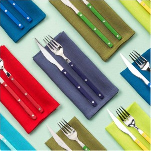 Bugatti Allegra Forchetta da Tavola Blu Notte Opaco Pezzo Singolo