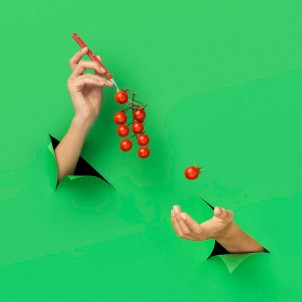 Bugatti Allegra Forchetta da Tavola Rosso Opaco Pezzo Singolo